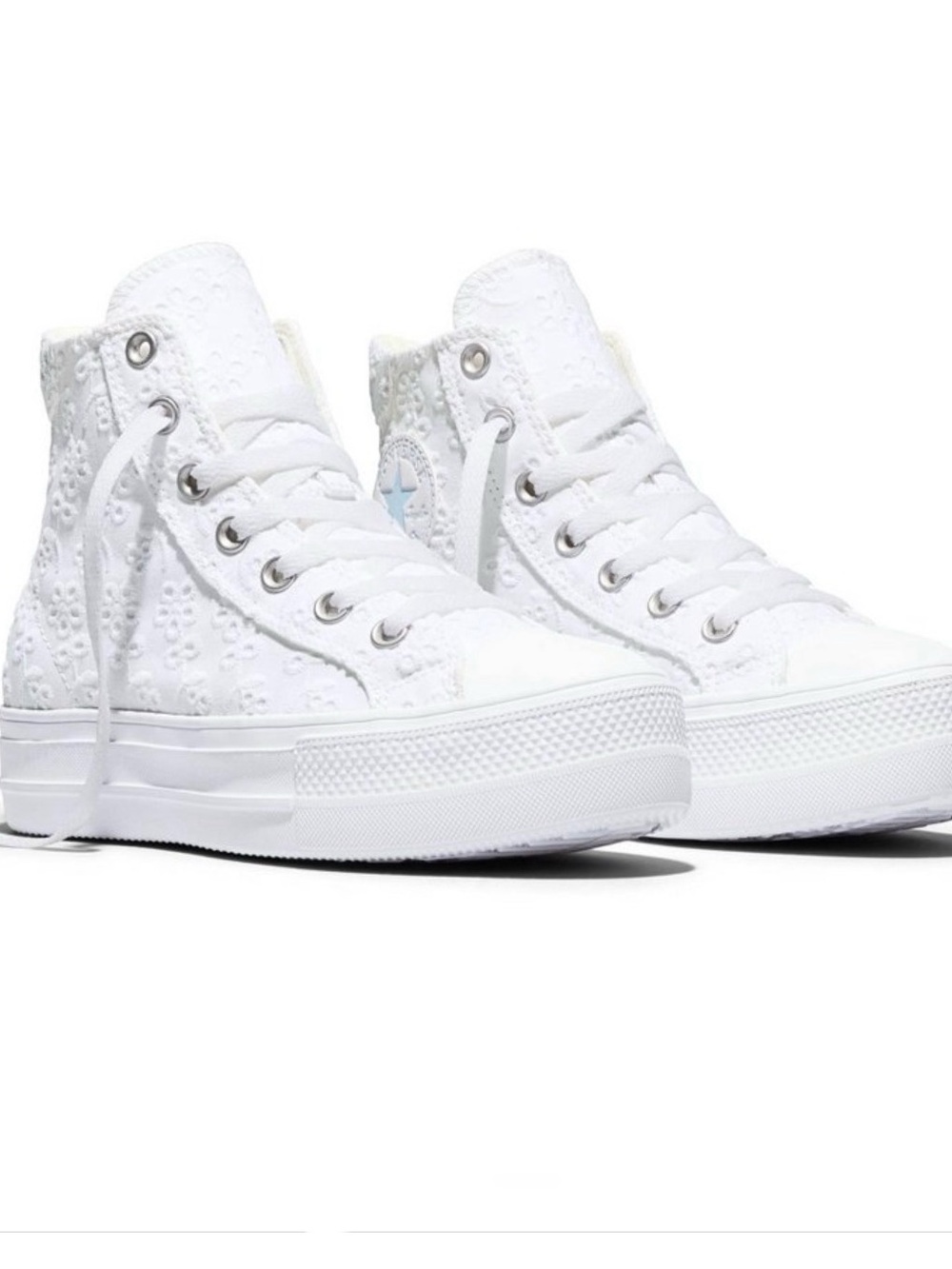 Converse Women's White High-Top Platform Sneakers